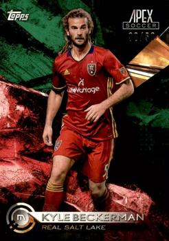 2016 Topps Apex MLS - Green #27 Kyle Beckerman Front