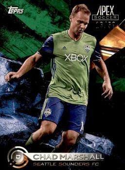 2016 Topps Apex MLS - Green #71 Chad Marshall Front