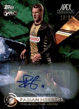 2016 Topps Apex MLS - Autographs Green #38 Fabian Herbers Front