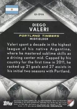 2016 Topps Apex MLS - Global Influence Green #GI-DVA Diego Valeri Back