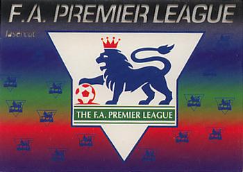 1995-96 Merlin Ultimate - Lasercut #1 FA Premier League Emblem Front