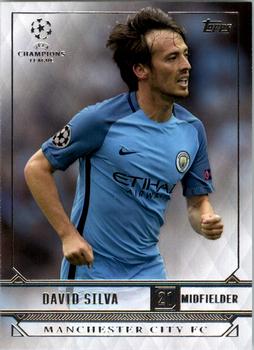 2017 Topps UEFA Champions League Showcase #130 David Silva Front