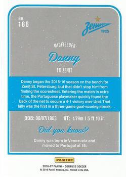 2016-17 Donruss - Gold #186 Danny Back