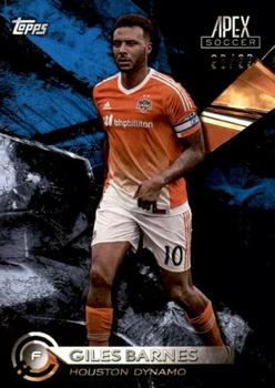 2016 Topps Apex MLS - Blue #66 Giles Barnes Front