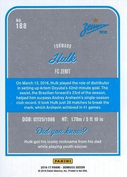 2016-17 Donruss - Mosaic #188 Hulk Back