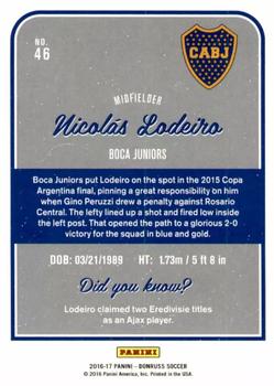 2016-17 Donruss - Press Proof Die Cuts #46 Nicolas Lodeiro Back