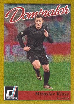 2016-17 Donruss - Dominators Gold #42 Miroslav Klose Front