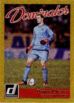 2016-17 Donruss - Dominators Gold #48 Manuel Neuer Front