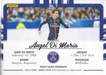 2016-17 Donruss - Picture Perfect Mosaic #7 Angel Di Maria Back