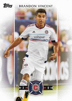 2017 Topps MLS #118 Brandon Vincent Front