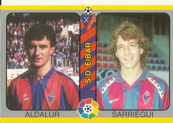 1995 Mundicromo Sport Futbol Total #236 Aldalur / Sarriegui Front