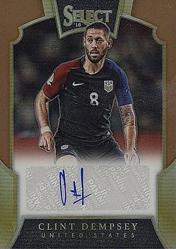 2016-17 Panini Select - Signatures Copper #S-CD Clint Dempsey Front