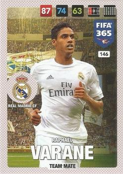 2016-17 Panini Adrenalyn XL FIFA 365 #146 Raphael Varane Front