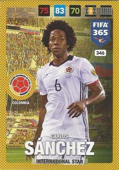 2016-17 Panini Adrenalyn XL FIFA 365 #346 Carlos Sanchez Front