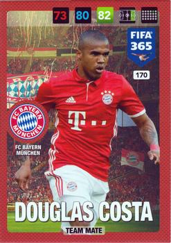 2016-17 Panini Adrenalyn XL FIFA 365 Nordic Edition #170 Douglas Costa Front