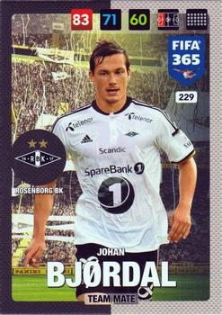 2016-17 Panini Adrenalyn XL FIFA 365 Nordic Edition #229 Johan Laedre Bjordal Front