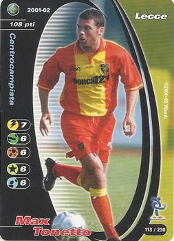 2001-02 Wizards of the Coast Football Champions (Italy) #113 Max Tonetto Front