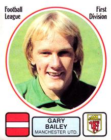 1981-82 Panini Football 82 (UK) #154 Gary Bailey Front