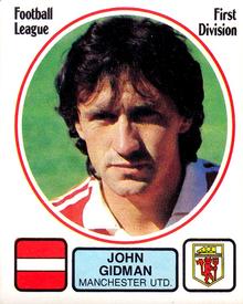 1981-82 Panini Football 82 (UK) #156 John Gidman Front