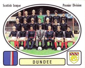 1981-82 Panini Football 82 (UK) #441 Dundee Team Group Front