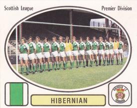 1981-82 Panini Football 82 (UK) #459 Hibernian Team Group Front