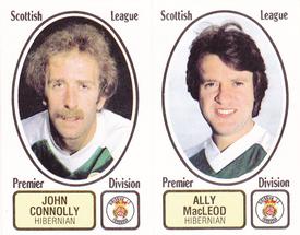 1981-82 Panini Football 82 (UK) #466 John Connolly / Ally MacLeod Front