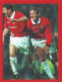 2000 Futera Europe 2000 Manchester United #78 David Beckham / Denis Irwin Front