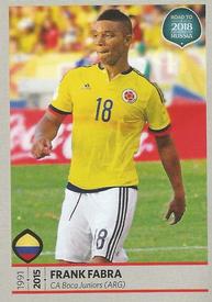 2017 Panini Road To 2018 FIFA World Cup Stickers #341 Frank Fabra Front