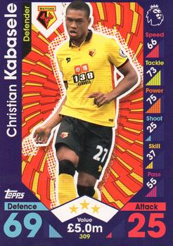 2016-17 Topps Match Attax Premier League #309 Christian Kabasele Front