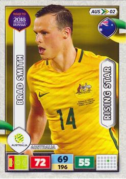 2017 Panini Adrenalyn XL Road to 2018 World Cup #AUS02 Brad Smith Front