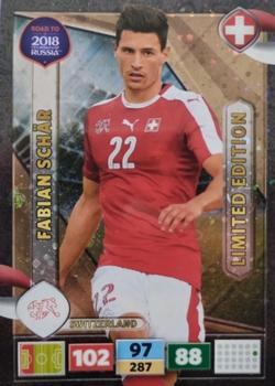 2017 Panini Adrenalyn XL Road to 2018 World Cup - Limited Editions #NNO Fabian Schar Front