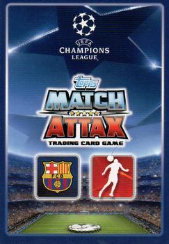 2015-16 Topps Match Attax UEFA Champions League English - Pro 11 #P5 Gerard Piqué Back