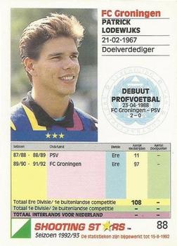 1992-93 Shooting Stars Dutch League #88 Patrick Lodewijks Back