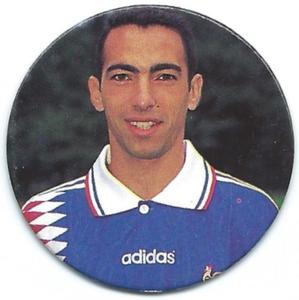 1996 Panini Euro 96 Caps #45 Youri Djorkaeff Front