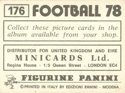 1977-78 Panini Football 78 (UK) #176 Team Back