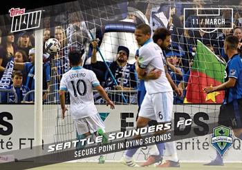 2017 Topps Now MLS #6 Seattle Sounders FC Front