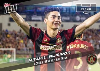 2017 Topps Now MLS #38 Miguel Almiron Front