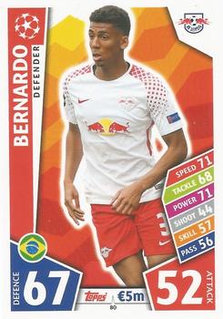 2017-18 Topps Match Attax UEFA Champions League #80 Bernardo Front