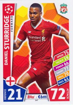 2017-18 Topps Match Attax UEFA Champions League #197 Daniel Sturridge Front