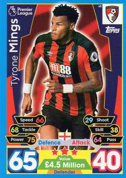 2017-18 Topps Match Attax Premier League #5 Tyrone Mings Front