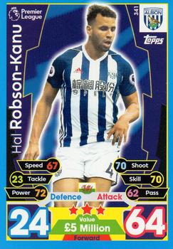2017-18 Topps Match Attax Premier League #341 Hal Robson-Kanu Front
