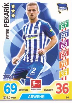 2017-18 Topps Match Attax Bundesliga #24 Peter Pekarik Front