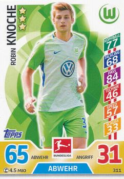 2017-18 Topps Match Attax Bundesliga #311 Robin Knoche Front