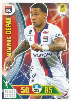 2017-18 Panini Adrenalyn XL Ligue 1 #136 Memphis Depay Front