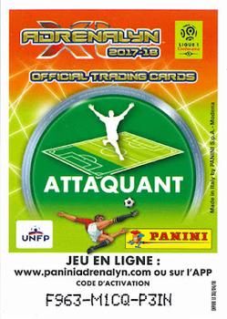 2017-18 Panini Adrenalyn XL Ligue 1 #436 Florian Thauvin / Dimitri Payet Back