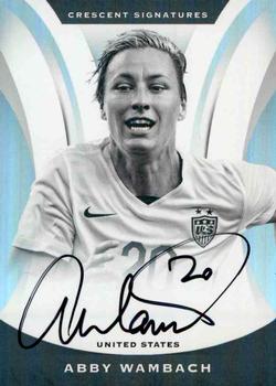 2017 Panini Nobility - Crescent Signatures #CS-WAM Abby Wambach Front