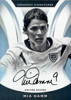 2017 Panini Nobility - Crescent Signatures #CS-MHM Mia Hamm Front