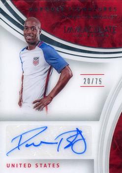 2017-18 Panini Immaculate Collection - Marquee Signatures #MS-DMB DaMarcus Beasley Front