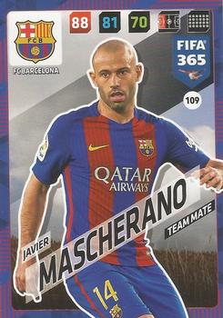 2017-18 Panini Adrenalyn XL FIFA 365 #109 Javier Mascherano Front