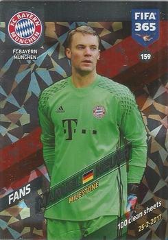 2017-18 Panini Adrenalyn XL FIFA 365 #159 Manuel Neuer Front